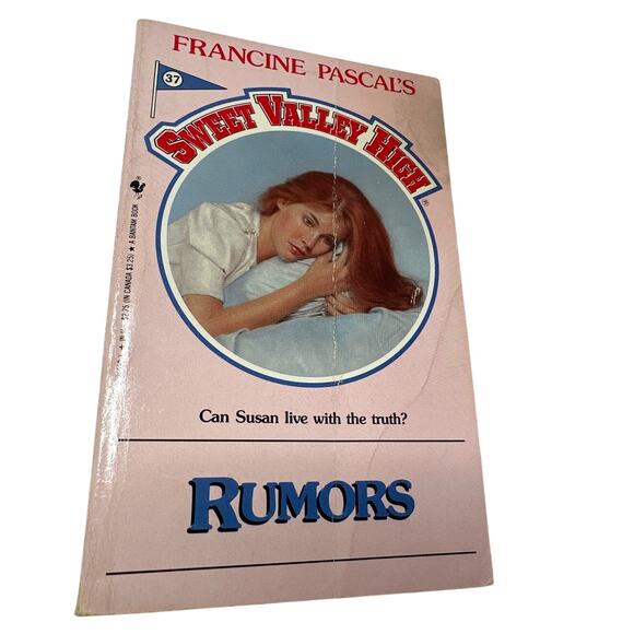 Sweet Valley High 1ST Edition First Print Book #37 Rumors Vintage 1980's - Picture 1 of 12